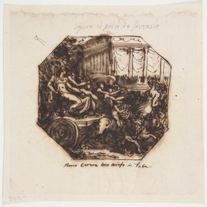 Triumfen til Bacchus og Ceres av Felice Giani