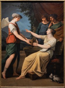 "Venus beordrer Psyche å hente Styxens vann" av Felice Gianni