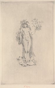 Dance Folie (etsing) av Félicien Rops