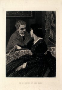 En herre og en dame av Félicien Rops