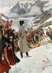 Passasjen til St. Bernard av Felicien baron de Myrbach Rheinfeld