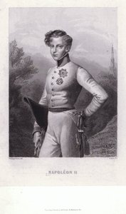 Napoleon Francois Joseph Charles Bonaparte, sønn av keiser Napoleon I av Frankrike (gravering)