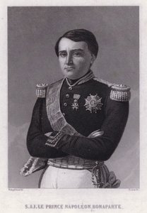 Prins Napoleon Bonaparte, sønn av Jerome, konge av Westfalen, yngste bror til keiser Napoleon I (gravering)