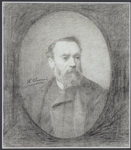Selvportrett av Felix Auguste Clement