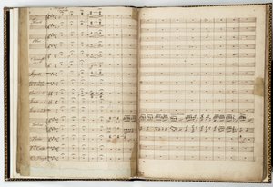 Manuskriptpartitur av "En midtsommernattsdrøm", av Felix Mendelssohn av Felix Bartholdy Mendelssohn