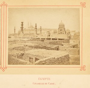 Citadellet i Kairo av Félix Bonfils