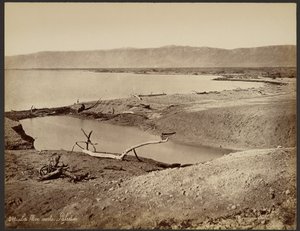Dødehavet, Palestina av Félix Bonfils
