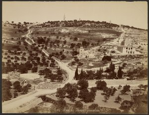 Oljeberget, Jerusalem av Félix Bonfils
