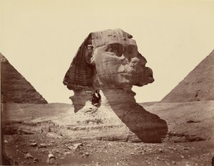 Sfinks og pyramider av Félix Bonfils