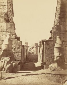 Luxor-tempelet, triumferende inngang [Theben] av Félix Bonfils