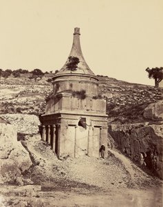Absaloms grav - Jerusalem av Félix Bonfils