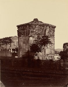 Vindtårnet, Athen av Félix Bonfils
