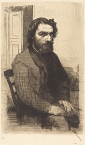 Alphonse Legros av Felix Bracquemond