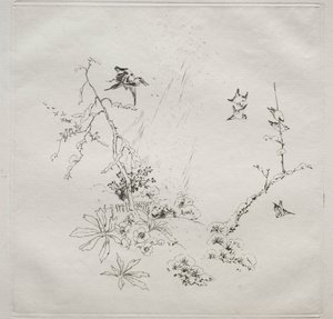 Parisertjeneste (Haviland-tjenesten): Snø (nr. 6) av Felix Bracquemond