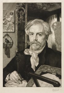 Portrett av Edmond de Goncourt, 1882.