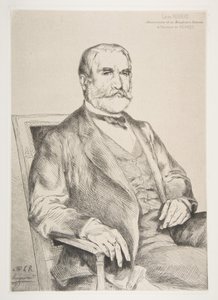 Portrett av Louis Robert, 1873. av Felix Bracquemond