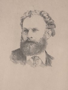 Portrett av Manet av Felix Bracquemond