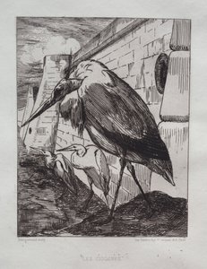 Storkene av Felix Bracquemond
