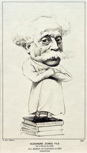 Alexandre Dumas Fils av Felix Edouard Vallotton