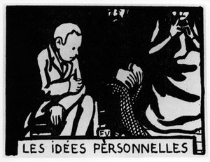 Gulrothode: "personlige ideer" skrevet av Jules Renard, red. Flammarion (illustrasjon) av Felix Edouard Vallotton