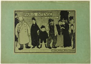 Cover for Paris Intense av Felix Edouard Vallotton