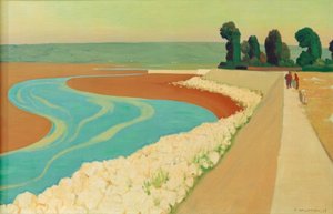 Honfleur diket av Felix Edouard Vallotton