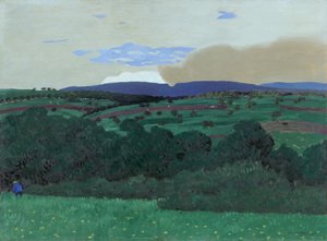 Lausannes omgivelser, 1900. av Felix Edouard Vallotton