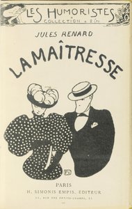 Forside av "The Mistress" av Jules Renard, 1896 av Felix Edouard Vallotton