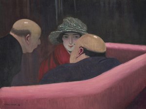 Den kyske Suzanne, 1922. av Felix Edouard Vallotton