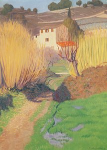 Landskap på Lagnes, 1921 av Felix Edouard Vallotton
