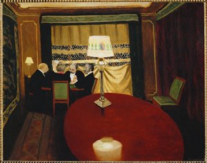 Poker av Felix Edouard Vallotton