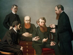 De fem malerne av Felix Edouard Vallotton