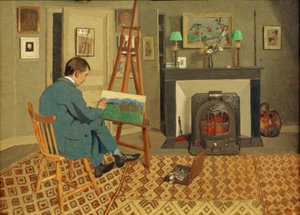 Max Rodrigues-Henriques i svigerfars studio av Felix Edouard Vallotton