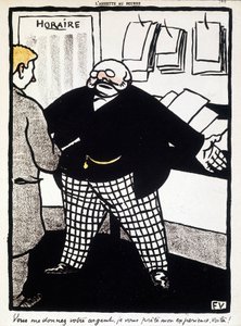 Penger og banktjenester av Félix Vallotton - i "" L