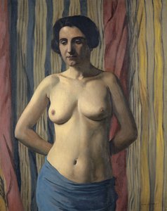 Naken med blå sash, 1922. av Felix Edouard Vallotton