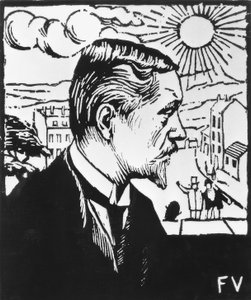 Selvportrett av Felix Edouard Vallotton