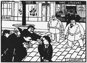 Anarkisten, 1892 av Felix Edouard Vallotton
