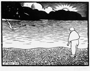 Den vakre kvelden, 1892 av Felix Edouard Vallotton