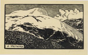 Breithorn, 1892 av Felix Edouard Vallotton