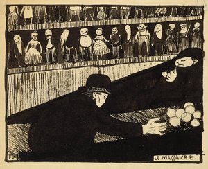 Massakren av Felix Edouard Vallotton