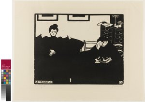 The Triumph, plate to fra Intimacies, 1898 av Felix Edouard Vallotton