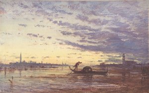 Venezia, n.d. av Felix Francois Georges Philibert Ziem