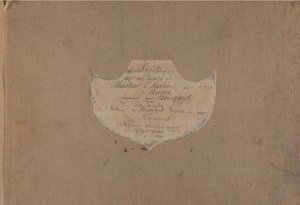 Album med 107 forberedende tegninger for å illustrere David Humes History of England, ca. 1853.