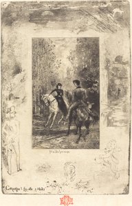 Caramba! Fit-elle Caramba! Hun utbrøt, 18791880. av Felix Hilaire Buhot