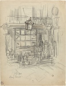 Ebury Street av Felix Hilaire Buhot