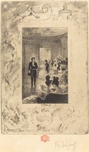 I Promessi Sposi The Troloved, 18791880. av Felix Hilaire Buhot