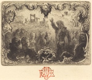 Jacques Cazottes The Devil in Love 3. vignett, 1878.