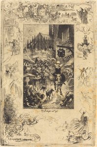 Jeg gjorde det jeg vil kalle en god handel, 1878. av Felix Hilaire Buhot