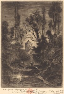 The Night Patrol Night Watch, 1878. av Felix Hilaire Buhot