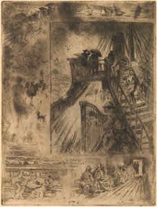 Passasjen Passasjen, 1879-1885. av Felix Hilaire Buhot